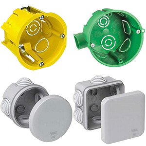 Коробки распределительные и подрозетники