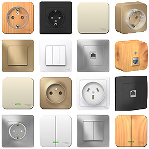 Розетки, выключатели